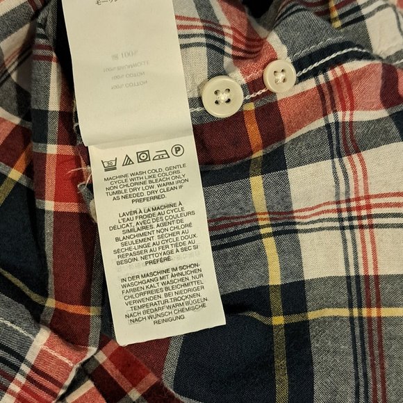 J. Crew Slim Fit Men's M Long Sleeve Button Down 100% Cotton Shirt Style #F1268 - Picture 8 of 13